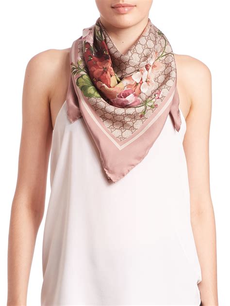 what kind of yarn does gucci use scarf|silk Gucci scarf women.